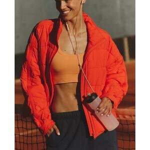 NWT Free People Movement Pippa Packable Puffer Jacket Flame
